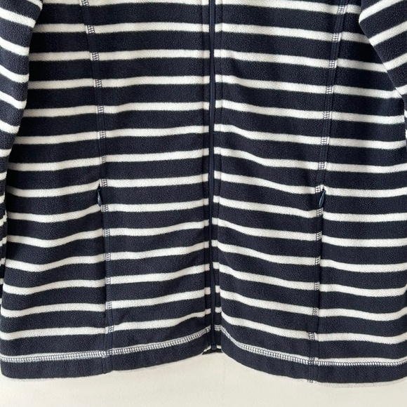 LL Bean Striped Fleece Jacket - Picture 3 of 16